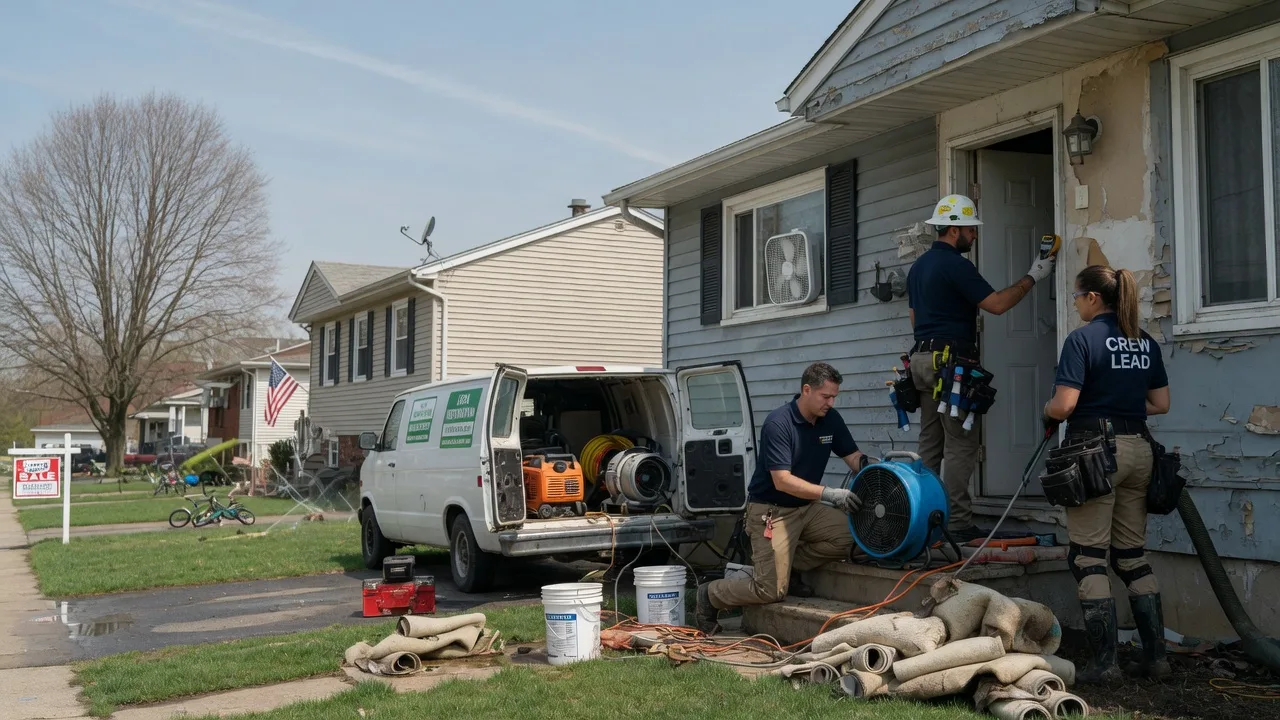 Flood Cleanup in Burkettsville, OH near me