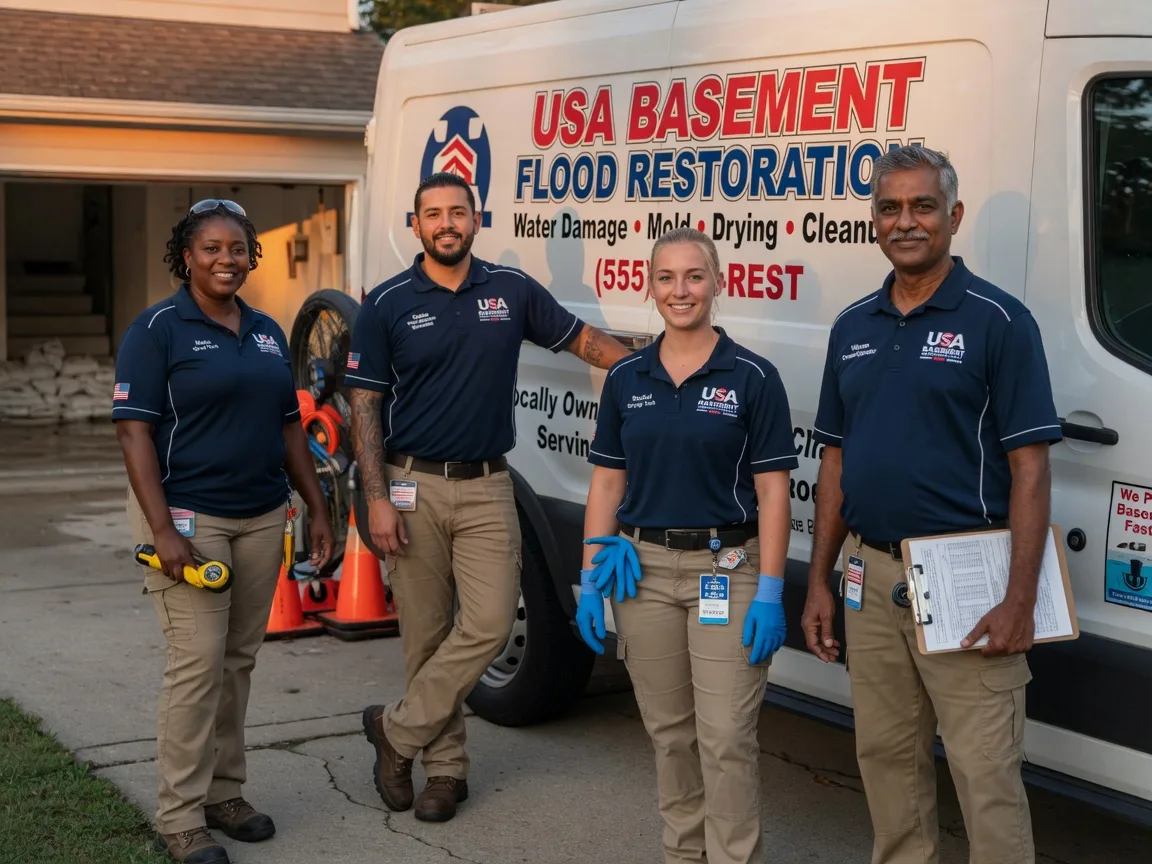 Basement Flood Cleanup company in Burkettsville, OH